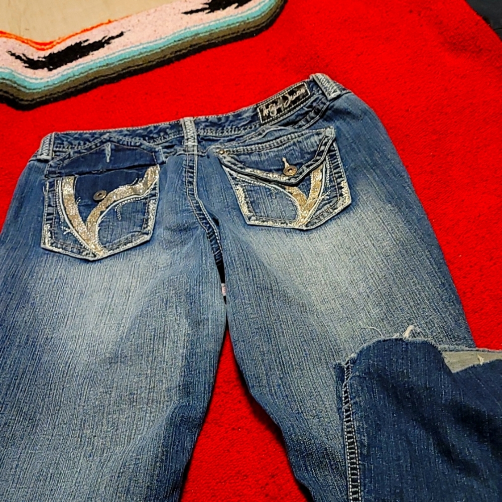 Ariya bootcut jeans cut off cuffs size 11/12